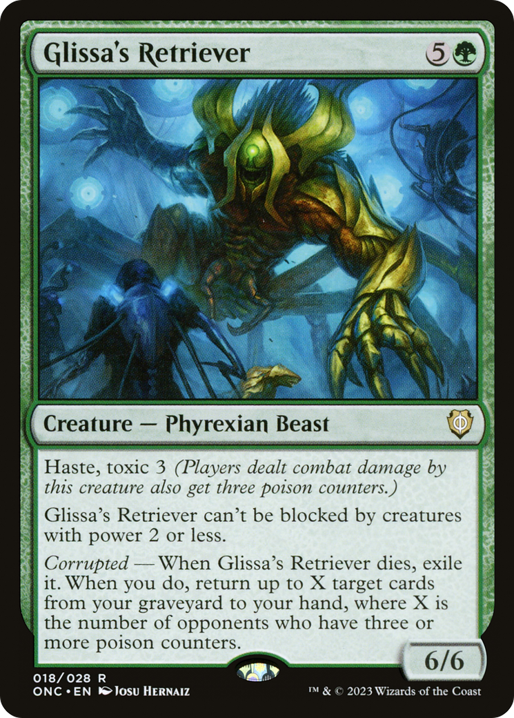 Glissa's Retriever [Phyrexia: All Will Be One Commander] | Arkham Games and Comics