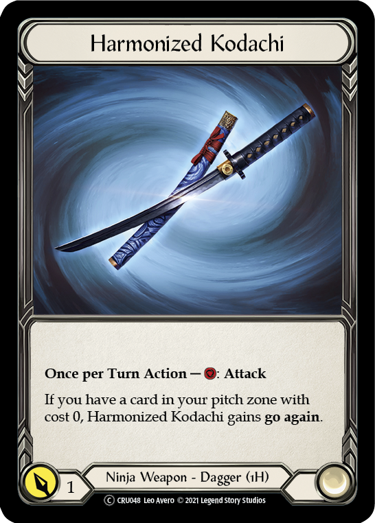 Harmonized Kodachi [U-CRU048] (Crucible of War Unlimited)  Unlimited Normal | Arkham Games and Comics