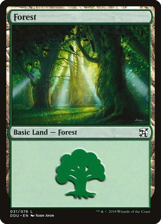 Forest (31) [Duel Decks: Elves vs. Inventors] | Arkham Games and Comics