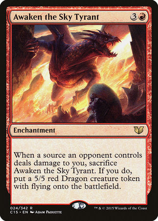 Awaken the Sky Tyrant [Commander 2015] | Arkham Games and Comics