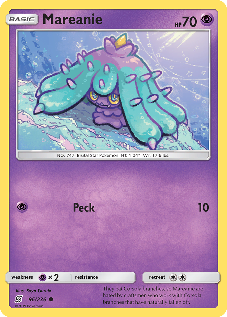 Mareanie (96/236) [Sun & Moon: Unified Minds] | Arkham Games and Comics