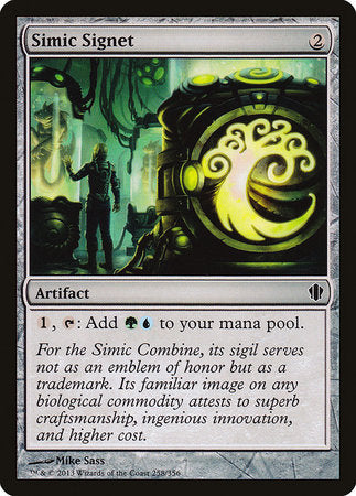 Simic Signet [Commander 2013] | Arkham Games and Comics