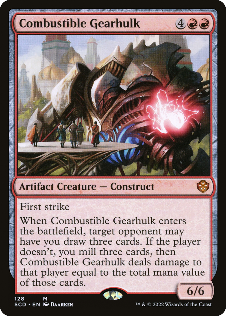 Combustible Gearhulk [Starter Commander Decks] | Arkham Games and Comics