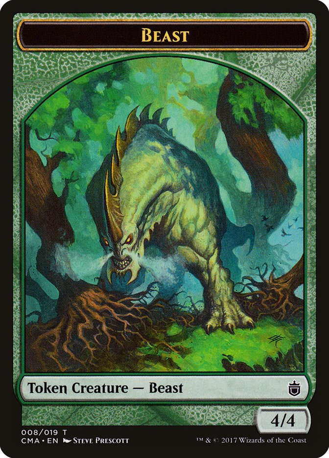 Beast (008/019) [Commander Anthology Tokens] | Arkham Games and Comics