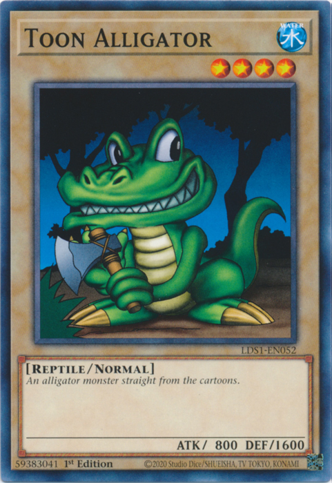 Toon Alligator [LDS1-EN052] Common | Arkham Games and Comics