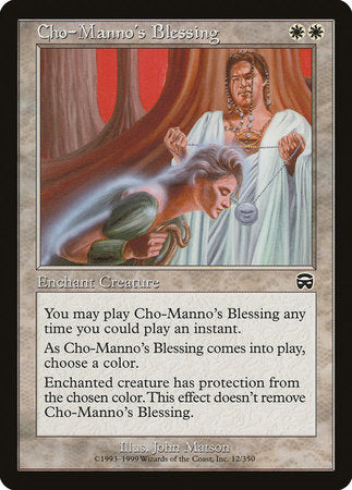 Cho-Manno's Blessing [Mercadian Masques] | Arkham Games and Comics