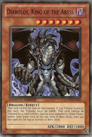 Diabolos, King of the Abyss [GLD4-EN018] Common | Arkham Games and Comics