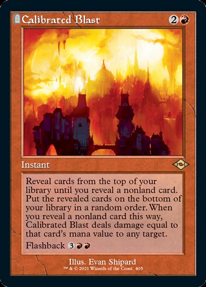 Calibrated Blast (Retro) [Modern Horizons 2] | Arkham Games and Comics