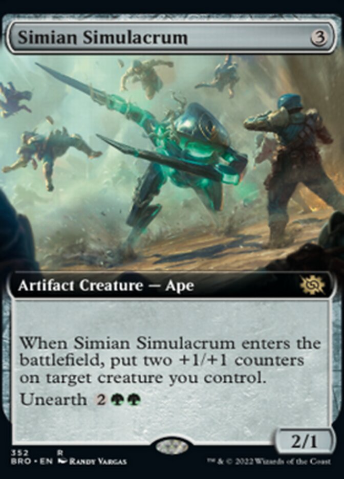 Simian Simulacrum (Extended Art) [The Brothers' War] | Arkham Games and Comics