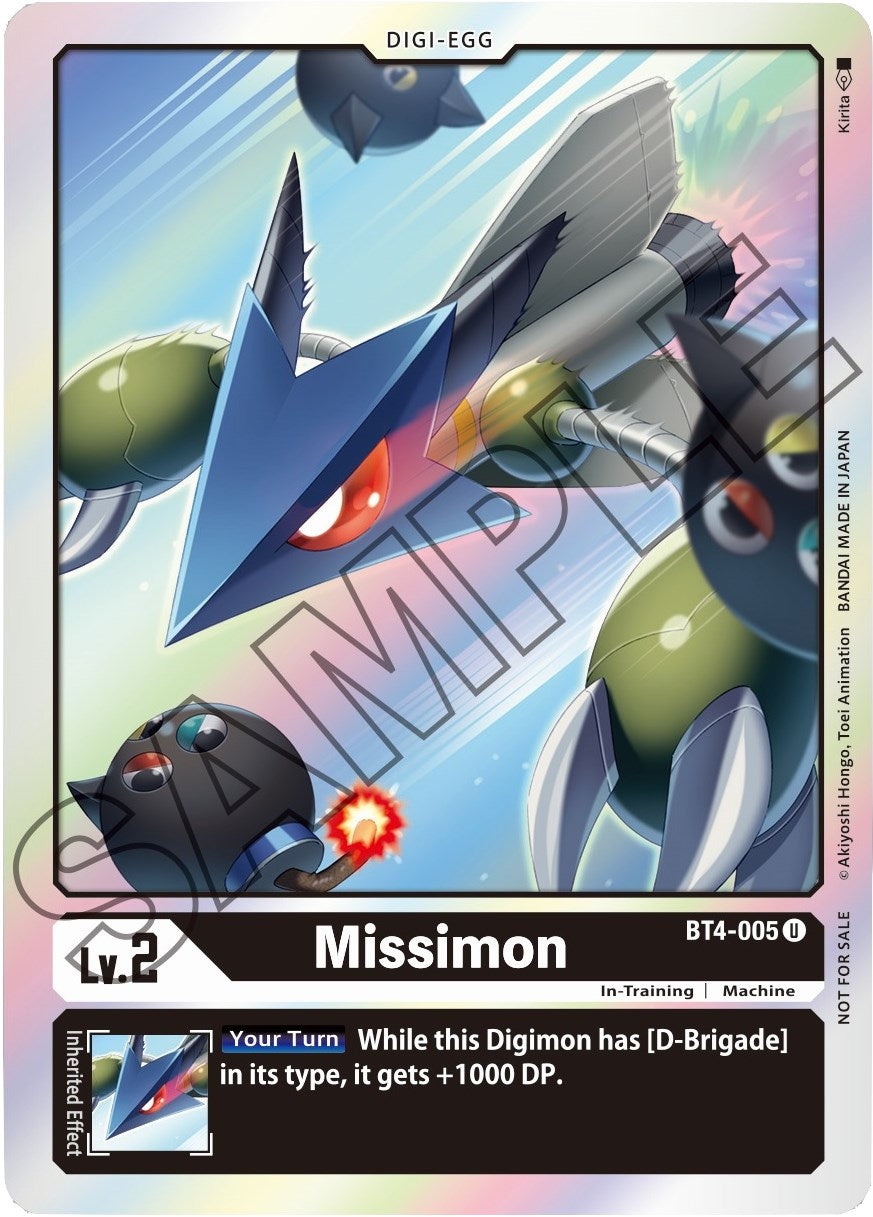 Missimon [BT4-005] (Event Pack 1) [Great Legend Promos] | Arkham Games and Comics