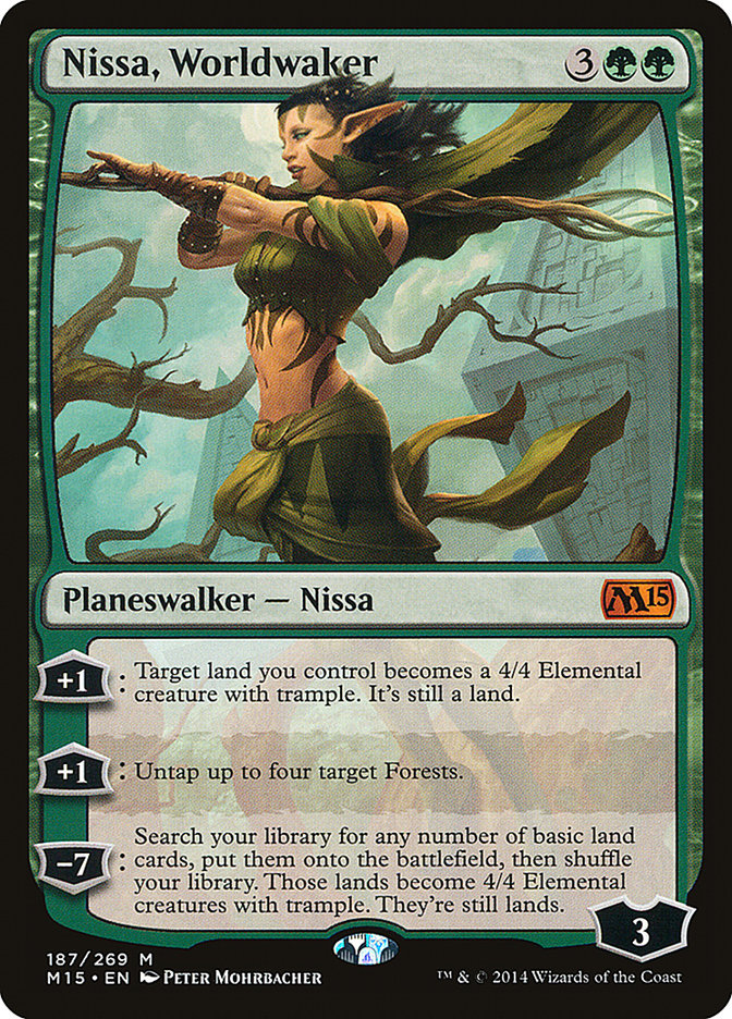 Nissa, Worldwaker [Magic 2015] | Arkham Games and Comics