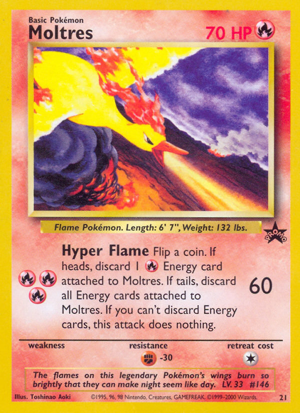 Moltres (21) [Wizards of the Coast: Black Star Promos] | Arkham Games and Comics