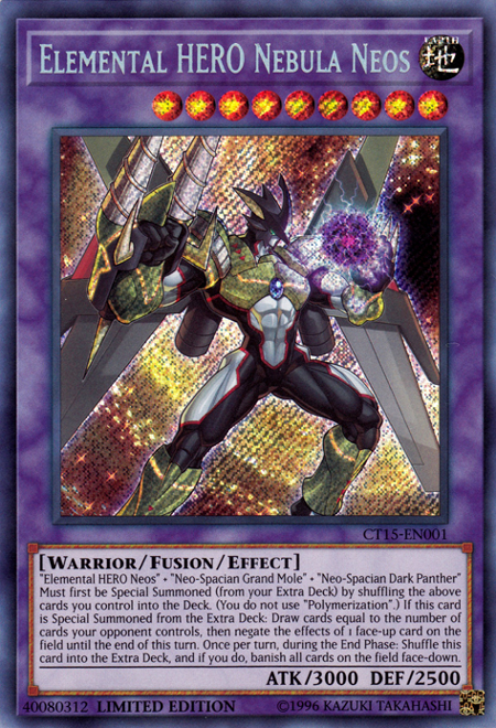 Elemental Hero Nebula Neos [CT15-EN001] Secret Rare | Arkham Games and Comics