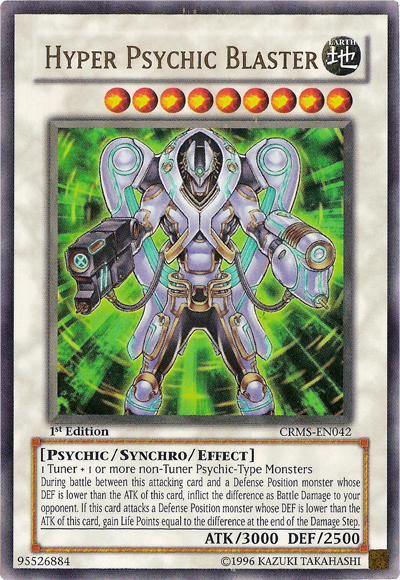 Hyper Psychic Blaster [CRMS-EN042] Ultra Rare | Arkham Games and Comics