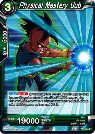 Physical Mastery Uub (BT5-063) [Miraculous Revival] | Arkham Games and Comics