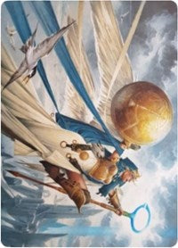 Linvala, Shield of Sea Gate Art Card [Zendikar Rising Art Series] | Arkham Games and Comics