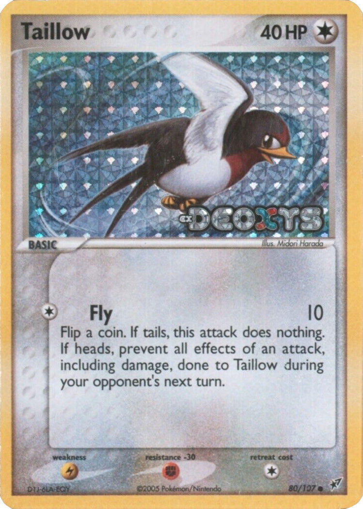 Taillow (80/107) (Stamped) [EX: Deoxys] | Arkham Games and Comics