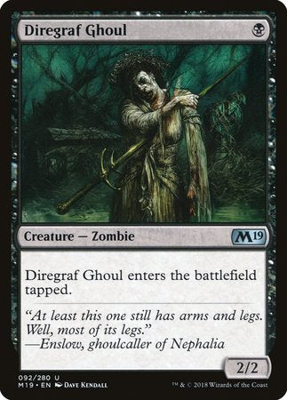 Diregraf Ghoul [Core Set 2019] | Arkham Games and Comics