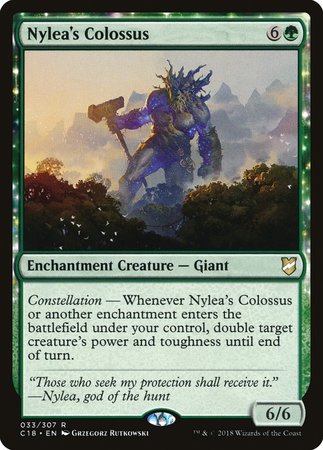 Nylea's Colossus [Commander 2018] | Arkham Games and Comics