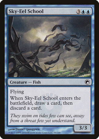 Sky-Eel School [Scars of Mirrodin] | Arkham Games and Comics