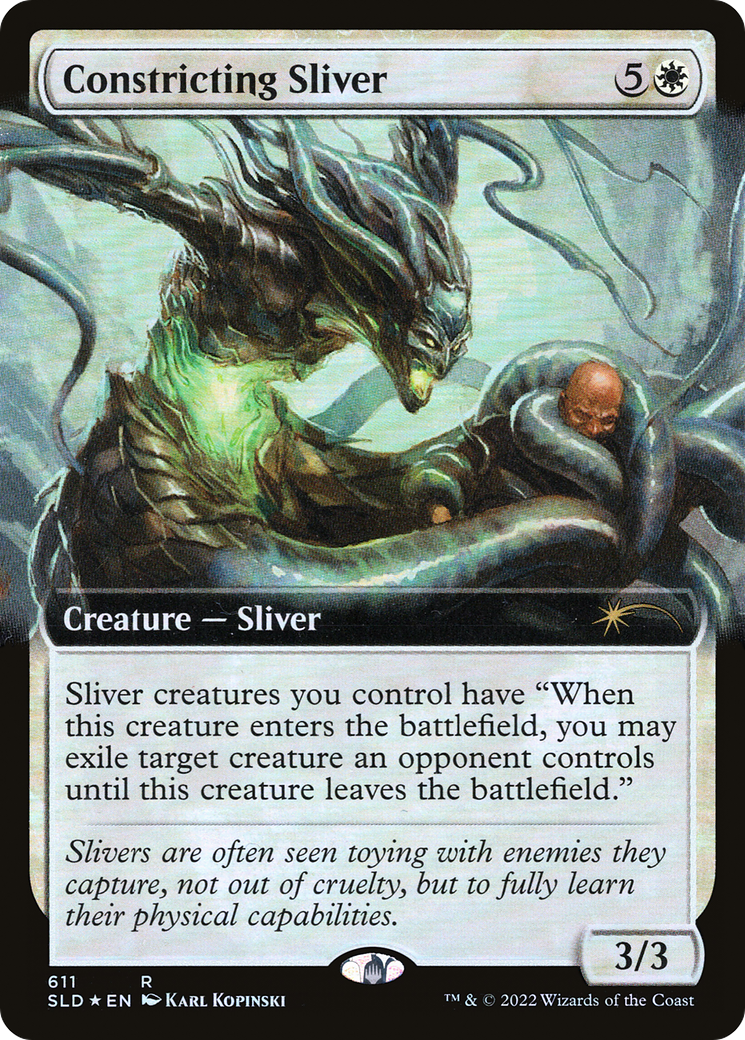 Constricting Sliver (Extended Art) [Secret Lair Drop Promos] | Arkham Games and Comics