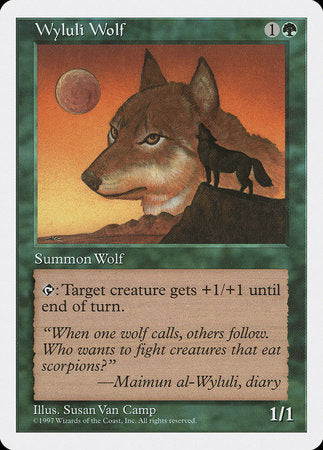 Wyluli Wolf [Fifth Edition] | Arkham Games and Comics