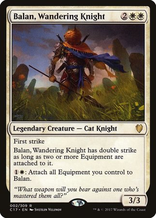 Balan, Wandering Knight [Commander 2017] | Arkham Games and Comics