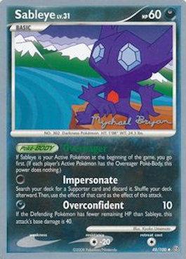 Sableye LV.31 (48/100) (Happy Luck - Mychael Bryan) [World Championships 2010] | Arkham Games and Comics