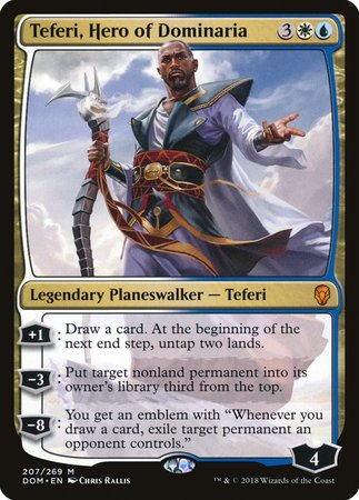 Teferi, Hero of Dominaria [Dominaria] | Arkham Games and Comics