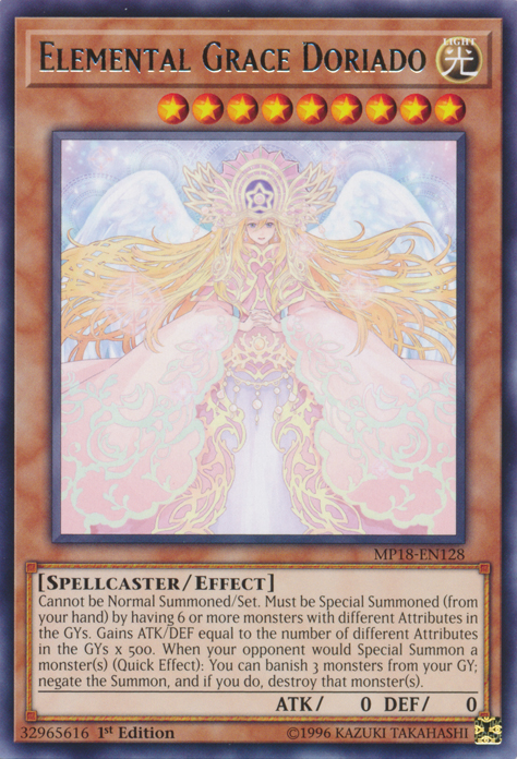 Elemental Grace Doriado [MP18-EN128] Rare | Arkham Games and Comics