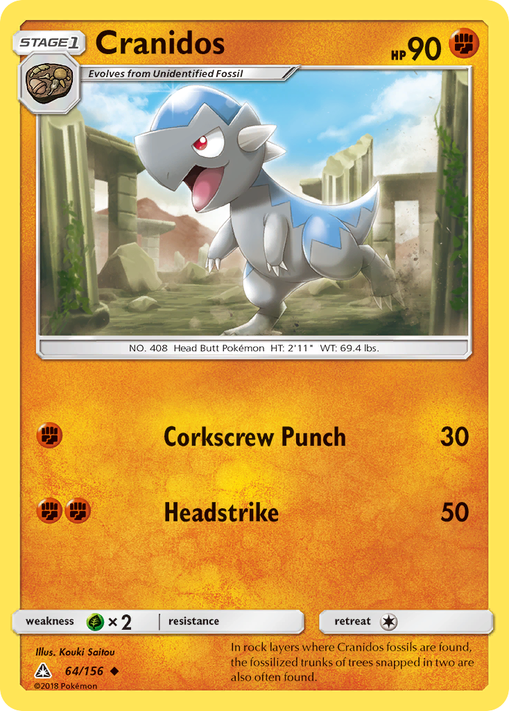 Cranidos (64/156) [Sun & Moon: Ultra Prism] | Arkham Games and Comics