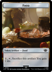 Human Soldier (0015) // Food (0023) Double-Sided Token (Surge Foil) [The Lord of the Rings: Tales of Middle-Earth Tokens] | Arkham Games and Comics