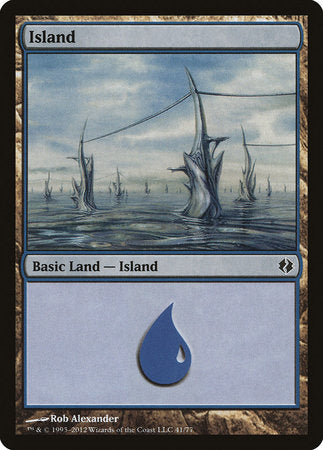 Island (41) [Duel Decks: Venser vs. Koth] | Arkham Games and Comics