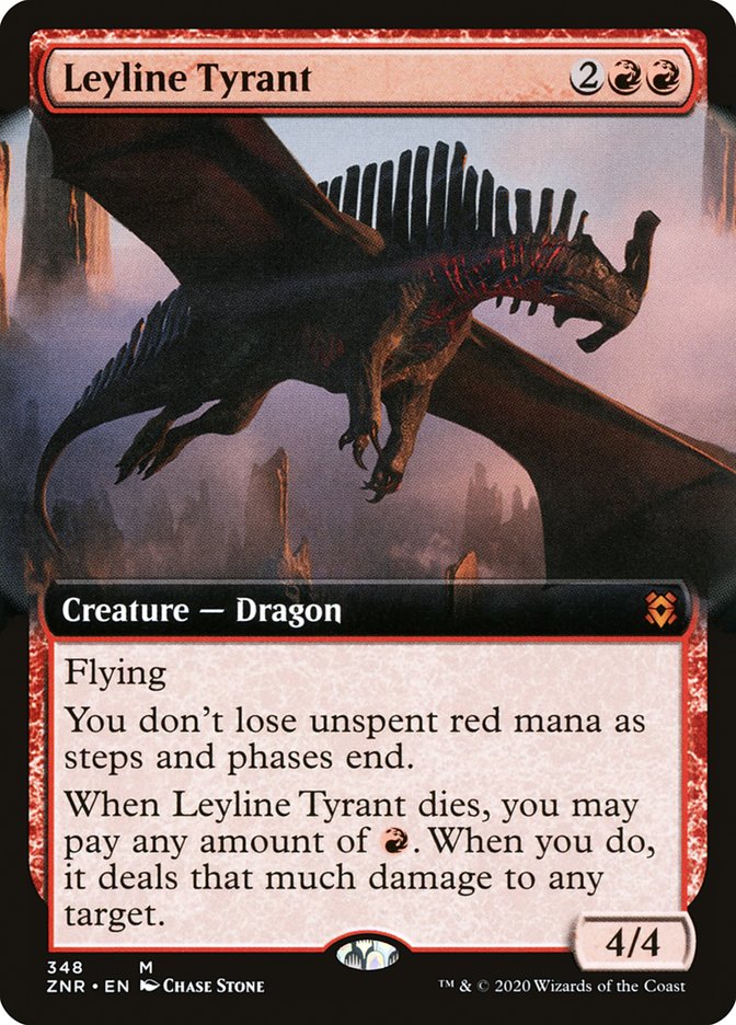 Leyline Tyrant (Extended Art) [Zendikar Rising] | Arkham Games and Comics