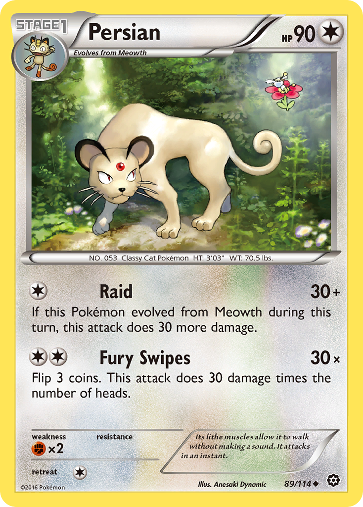 Persian (89/114) [XY: Steam Siege] | Arkham Games and Comics