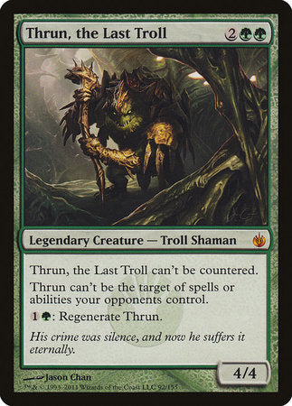 Thrun, the Last Troll [Mirrodin Besieged] | Arkham Games and Comics