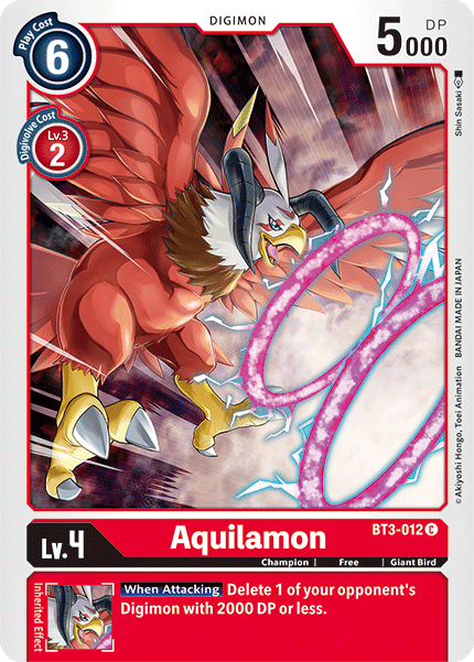 Aquilamon [BT3-012] [Release Special Booster Ver.1.5] | Arkham Games and Comics