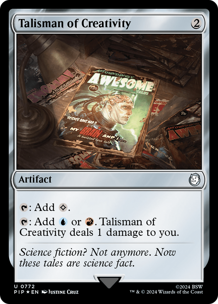 Talisman of Creativity (Surge Foil) [Fallout] | Arkham Games and Comics