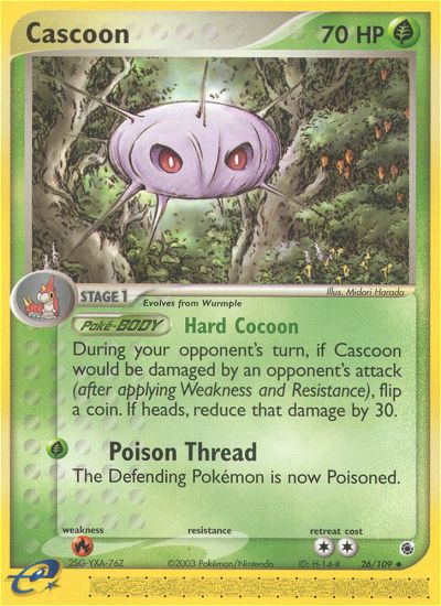 Cascoon (26/109) [EX: Ruby & Sapphire] | Arkham Games and Comics