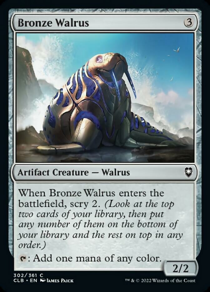 Bronze Walrus [Commander Legends: Battle for Baldur's Gate] | Arkham Games and Comics