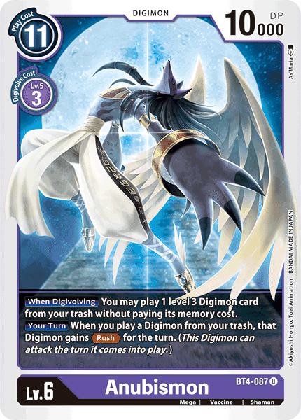 Anubismon [BT4-087] [Great Legend] | Arkham Games and Comics