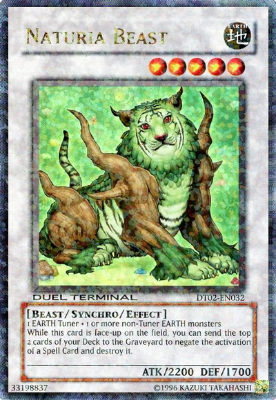 Naturia Beast [DT02-EN032] Ultra Rare | Arkham Games and Comics