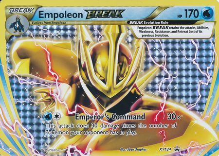 Empoleon BREAK (XY134) (Jumbo Card) [XY: Black Star Promos] | Arkham Games and Comics