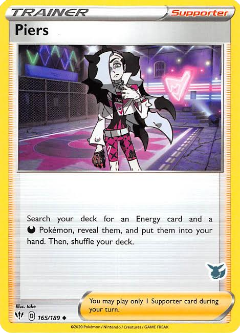Piers (165/189) (Eevee Deck) [Battle Academy 2022] | Arkham Games and Comics