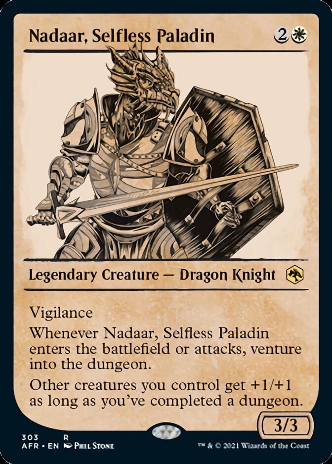 Nadaar, Selfless Paladin (Showcase) [Dungeons & Dragons: Adventures in the Forgotten Realms] | Arkham Games and Comics