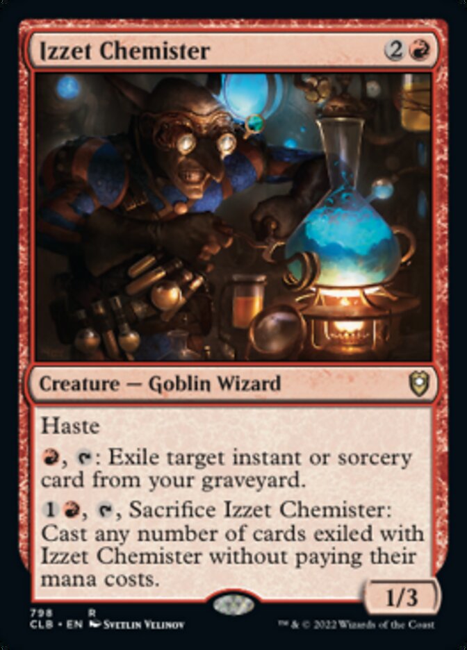 Izzet Chemister [Commander Legends: Battle for Baldur's Gate] | Arkham Games and Comics