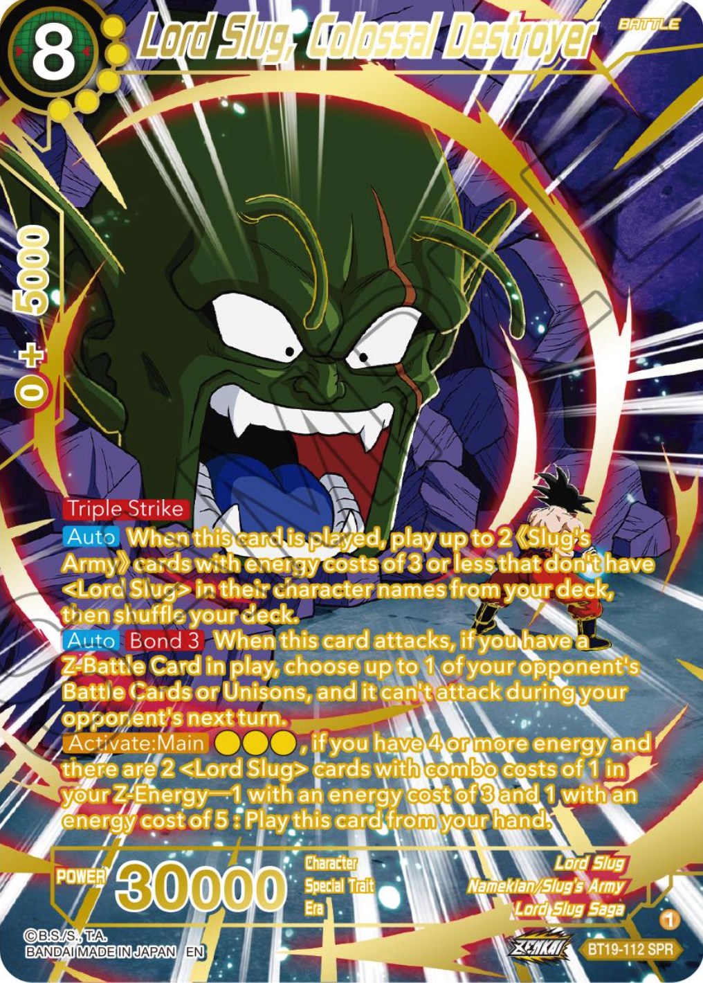 Lord Slug, Colossal Destroyer (SPR) (BT19-112) [Fighter's Ambition] | Arkham Games and Comics