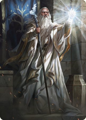 Gandalf the White Art Card [The Lord of the Rings: Tales of Middle-earth Art Series] | Arkham Games and Comics