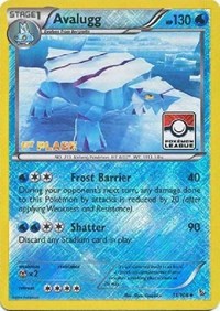 Avalugg (31/106) (League Promo 1st Place) [XY: Flashfire] | Arkham Games and Comics