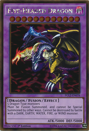 Five-Headed Dragon [PGL2-EN078] Gold Rare | Arkham Games and Comics